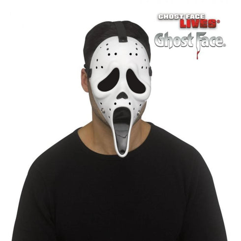 Ghost Face® Hockey Mask - White